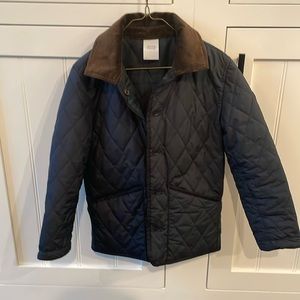 Polo Ralph Lauren Blue Quilted Reversible Water Repellent Jacket Size 7